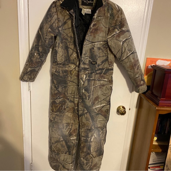Walls Pants Vintage Walls Camo Camoflage Treebark Hunting Suit Coveralls Youth Insulated 6